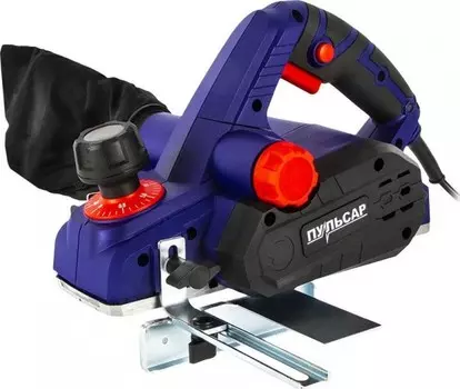 Рубанок электрический Пульсар РЭ 82-1000 793-800 1000Вт, 82мм, 0-3 мм, 17000 об/мин, четверть 15 мм, 3,3 кг