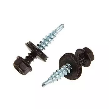 Саморез КР св. 4,8х28 Ral-8017 (коричневый) (60 шт.) конт.