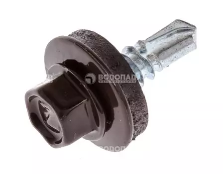 Саморез КР св. 5,5х19 Ral-8017 (шоколад. коричневый) (60 шт.) конт.