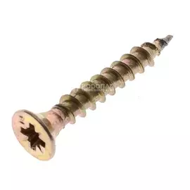 Саморез универсальный желт. 3,0х20 пот. гол. (200 шт), конт.