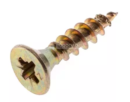 Саморез универсальный желт. 4,5х20 пот. гол. (200 шт), конт.