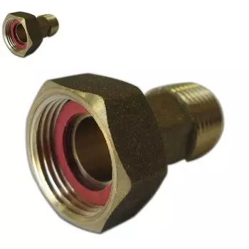 Сгон с накидной гайкой 1.1/4"х1" В-Н для счетчика воды D25, (шт.)