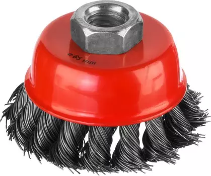 Щетка-крацовка чашечная для УШМ MIRAX