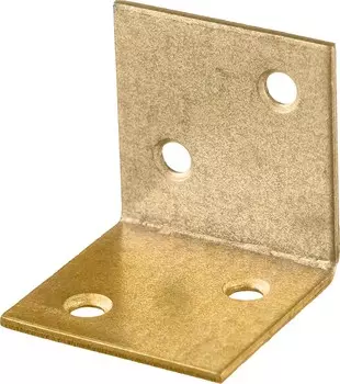 Широкий мебельный уголок Зубр 31033-30 УМШ-2.0 желтый цинк 30х30х30 х 2 мм