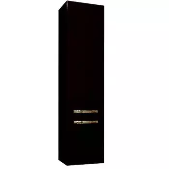 Шкаф-колонна Акватон 1.A134.4.03A.A95.0 Ария подвесная, черный глянец