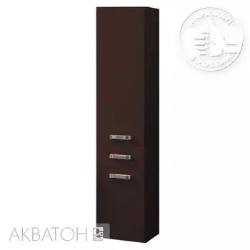Шкаф-колонна Акватон 1A135203AM430 Америна подвесная, темно-коричневая