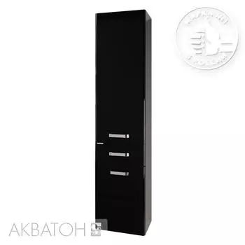 Шкаф-колонна Акватон 1A135203AM950 Америна подвесная, черная