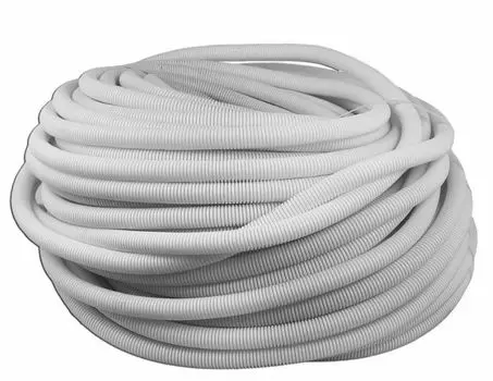 Шланг гофрированный Вир Пласт VIR 25 мм, бухта 100 м, белый