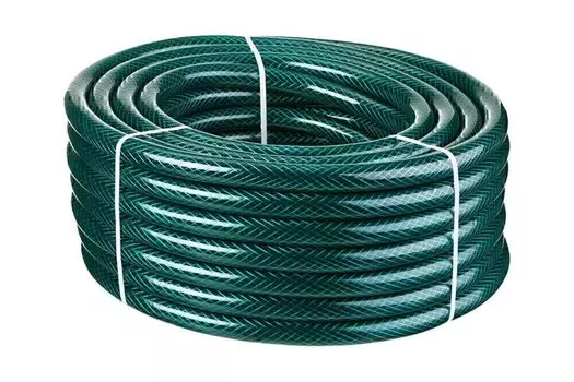 Шланг поливочный Вихрь 73/7/2/13 ПВХ, трёхслойный армированный 1/2, 25м зелёный