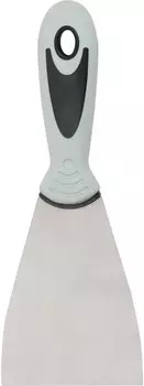 Шпатель Курс 06713, нерж.сталь, прорезиненная ручка 80 мм