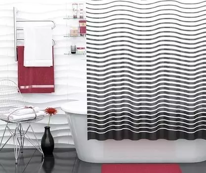 Шторка для ванной WasserKRAFT