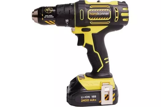 Шуруповерт аккумуляторный Hanskonner
