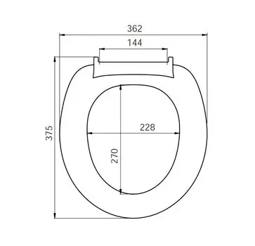 Сиденье для унитаза IDDIS