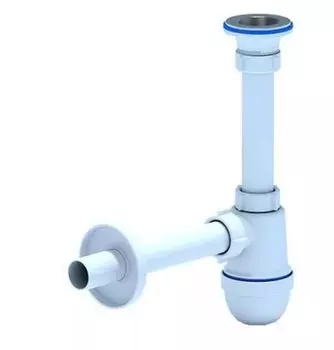 Сифон Ани-Пласт BM1003 1.1/4"х32 mini "Юнг" с прямой трубой 32х200