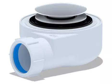 Сифон АНИ Пласт E450CLG для душевого поддона 1.1/2" х 50 клик-клак