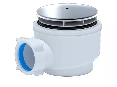 Сифон Ани-пласт E510C для душевого поддона 1.1/2"х60 мм, хром