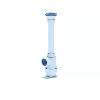 Сифон Ани-пласт С1000 для умывальников и раковин 1.1/4"х40 мм