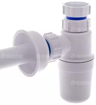 Сифон бутылочный 1.1/4"х32мм прямой MRW1-NW