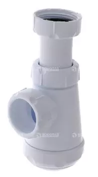 Сифон D32мм без выпуска для донного клапана S-69