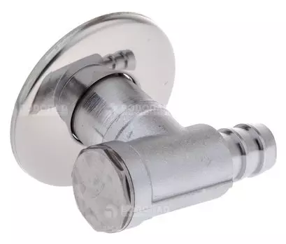 Сифон D32мм для стиральной машины, никель