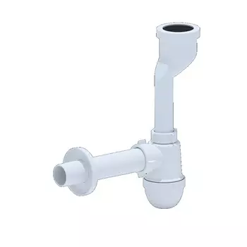 Сифон для писсуара Ани-пласт U0104 c выходом на 40 мм и прямой трубой 40 мм