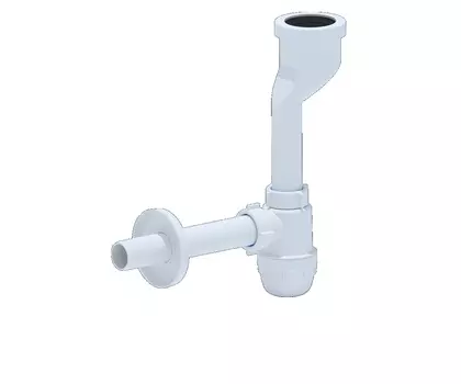 Сифон для писсуара Ани-пласт U1003 c выходом на 32 мм и прямой трубой 32 мм