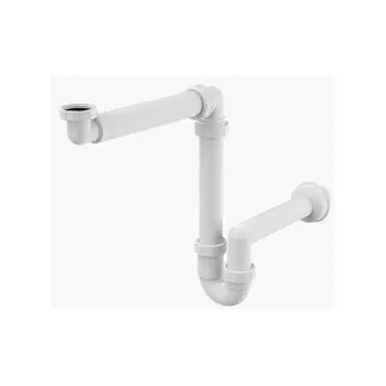 Сифон для умывальника Alcaplast A434 (1 1/4"х40) экономящий пространство