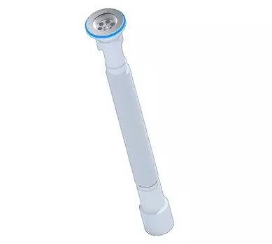 Сифон-гофра Ани-пласт G216 для умывальников 1.1/4"х40/50 мм, удлиненный, длина 566-1396 мм