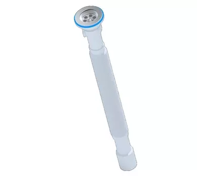 Сифон-гофра Ани-пласт G217 для мойки 1.1/4"х32 мм, удлиненный, длина 566-1396 мм