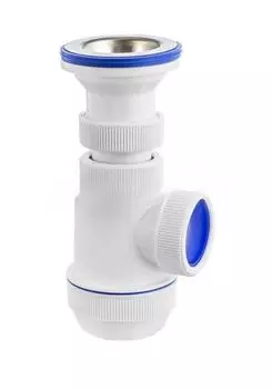 Сифон Вир Пласт Мини Элит 30986740 1.1/2"х40 с нержавеющей чашкой 70 мм