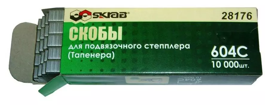 Скобы для степлера тапенера SKRAB