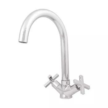 Смеситель для кухни Mix&Fix Соффрон 7505-02 двухрычажный, хром