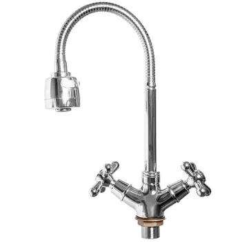 Смеситель для кухни Ростовская мануфактура RMS SL129-279F гибкий излив, хром