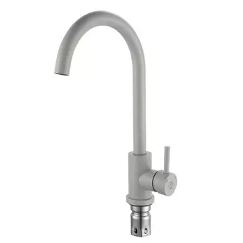 Смеситель для кухни Ростовская мануфактура RMS SUS124GY-017F серый