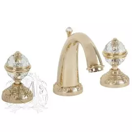 Смеситель для раковины на 3 отверстия MIGLIORE