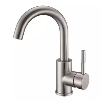 Смеситель для раковины Ростовская Мануфактура SUS124-001F-1 нержавеющая сталь