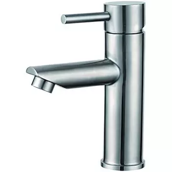 Смеситель для раковины Ростовская Мануфактура SUS124-001F нержавеющая сталь