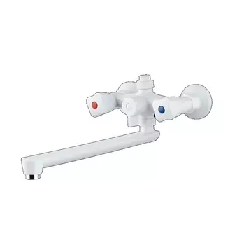 Смеситель для ванны и душа Ростовская мануфактура RMS PL4-140P белый