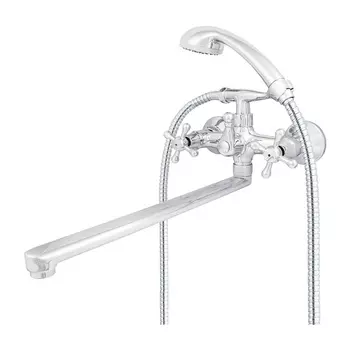 Смеситель для ванны с душем Mix&Fix Соффрон 7401-03 двухрычажный, хром