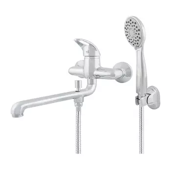 Смеситель для ванны с душем Mix&Fix Зефир 1107 однорычажный, хром