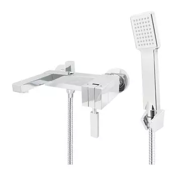 Смеситель для ванны с душем Mix&Fix Техно 2201-02 однорычажный, хром