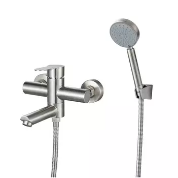 Смеситель для ванны с душем Ростовская мануфактура RMS SUS124-009E хром