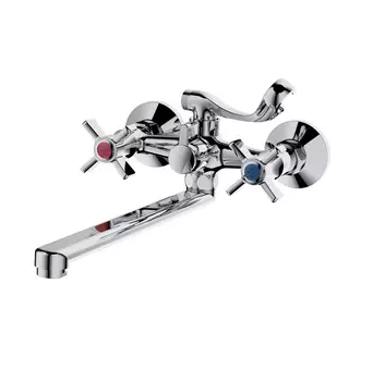 Смеситель для ванны с душем Ростовская мануфактура RMS SL118-140P хром