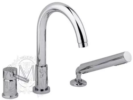 Смеситель на борт ванны на 3 отверстия MIGLIORE