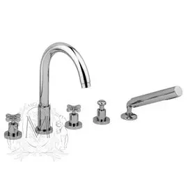 Смеситель на борт ванны на 5 отверстий MIGLIORE