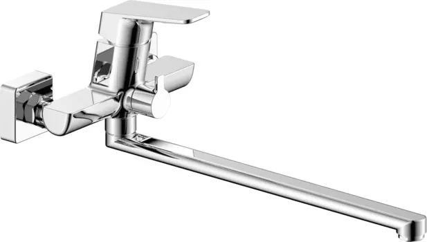 Смеситель для ванны с душем Olive'S Aragon 10221AN с длинным изливом, хром