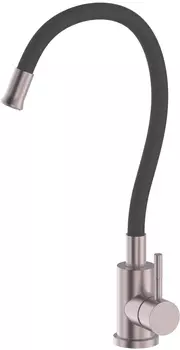 Смеситель для кухни Olive'S Balear 13435-3BL с гибким изливом, черный