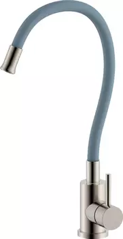 Смеситель для кухни Olive'S Balear 13435-3BLG с гибким изливом, серый