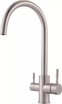 Смеситель для кухни Olive'S Balear 13445BL с подключением фильтра, нержавеющая сталь