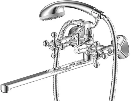 Смеситель Olive'S Girona 01221GRG для ванны, с длинным изливом
